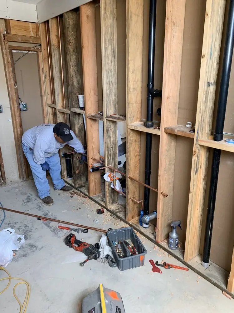 Commercial rough-in plumbing for Water Heater Replacement in Willow Springs